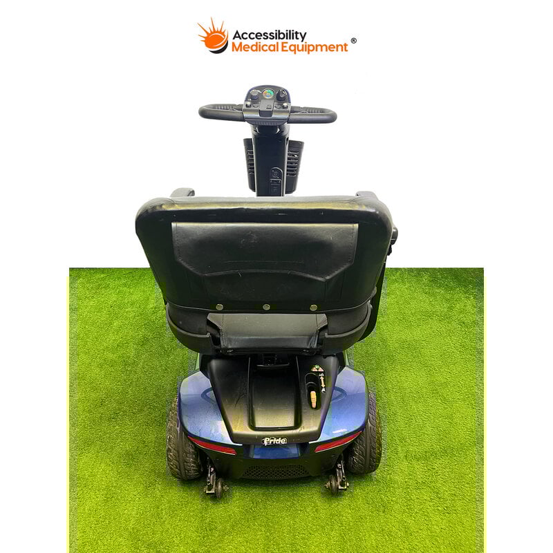 Refurbished Pride Victory 9 Mobility Scooter, 4-Wheel, Blue, with New Batteries