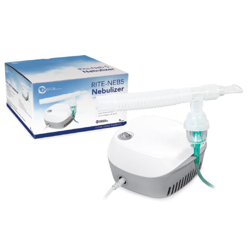 Rite-Neb 5 Nebulizer Compressor System With Disposable Neb Kit