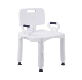 McKesson McKesson Bariatric Heavy Duty Shower Chair with Removable Back and Arms