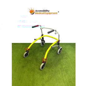 Refurbished R82 Crocodile Pediatric Reverse Walker, Size 1, Yellow