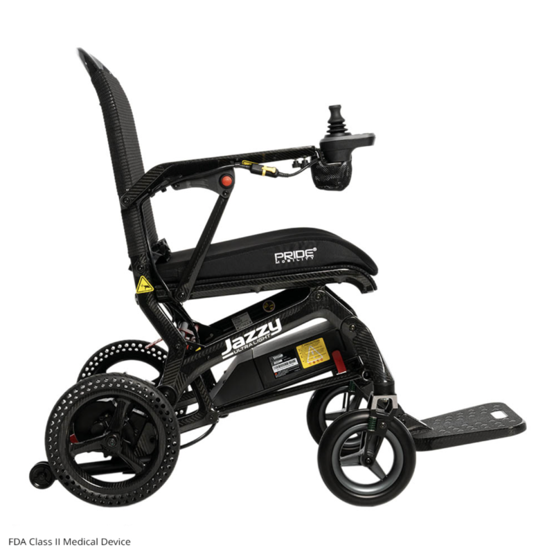 Pride Jazzy Ultra Light Folding Electric Wheelchair (Only 33 Pounds!)