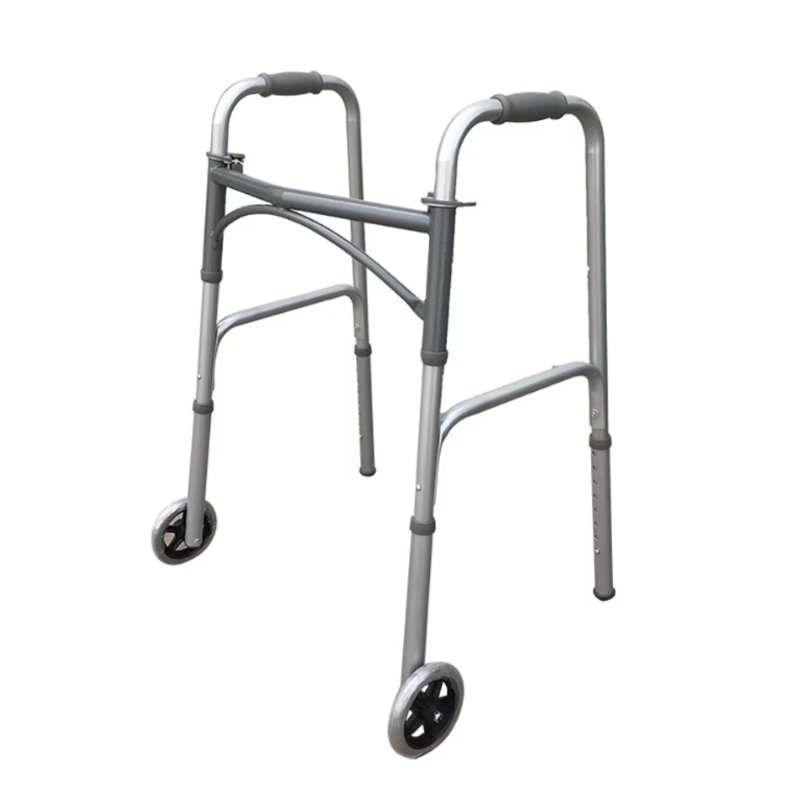 Bariatric Extra Wide Two Button Folding Walker
