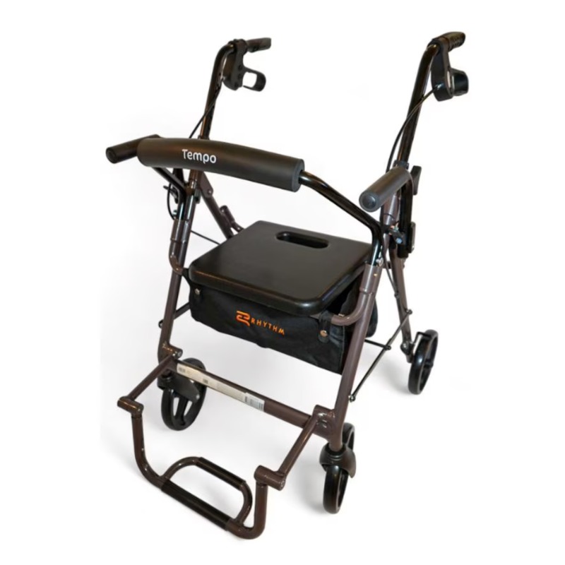 Rhythm Tempo Transport Chair/Rollator