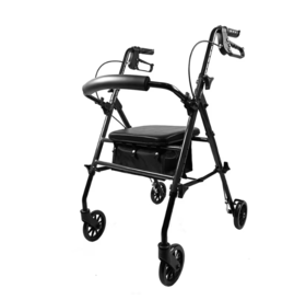 Rhythm Height Adjustable Rollator with 6" Casters
