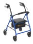 Rhythm Steel 4 Wheel Rollator with 6" Wheels