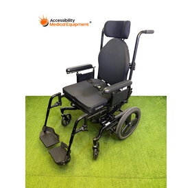 Refurbished 2024 Ki Mobility Focus CR Tilt-In-Space Manual Wheelchair, Black