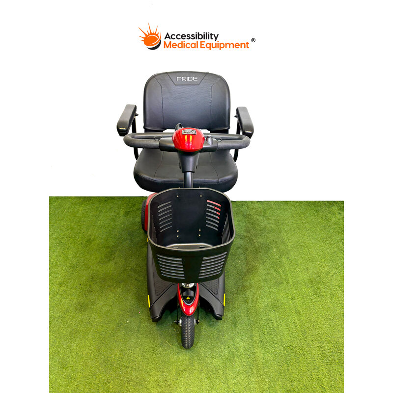 Refurbished Pride GoGo Elite Traveller 3 Wheel Scooter, Batteries Included, Red