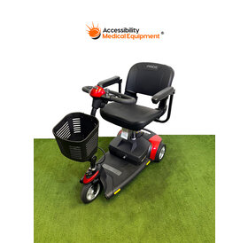 Refurbished Pride GoGo Elite Traveller 3 Wheel Scooter, Batteries Included, Red