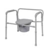 Bariatric Folding Steel Elongated Commode