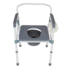 Folding Powder Coated Aluminum Commode 3 in 1