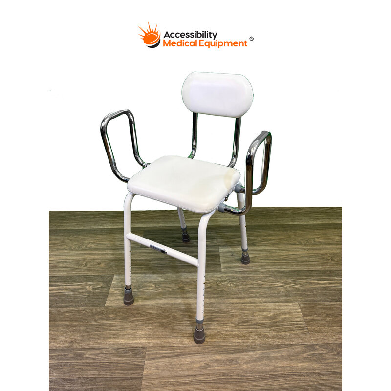 Refurbished All-Purpose Stool w Adjustable Arms Refurbished All-Purpose Stool w Adjustable Arms