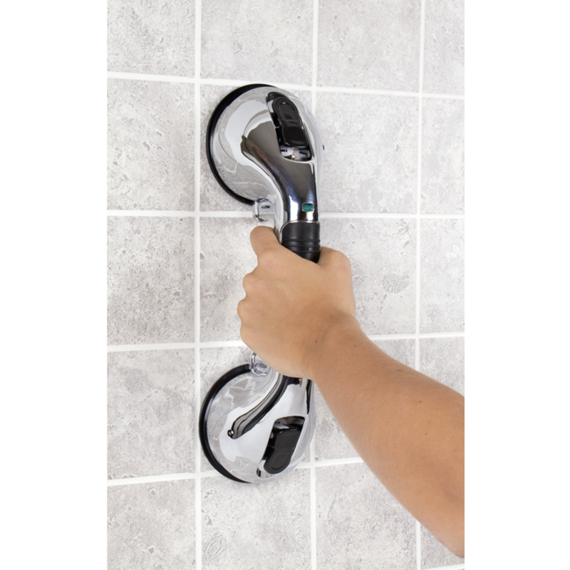 Carex Chrome Ultra Grip Bath Handle (12") Carex Chrome Ultra Grip Bath Handle (12")