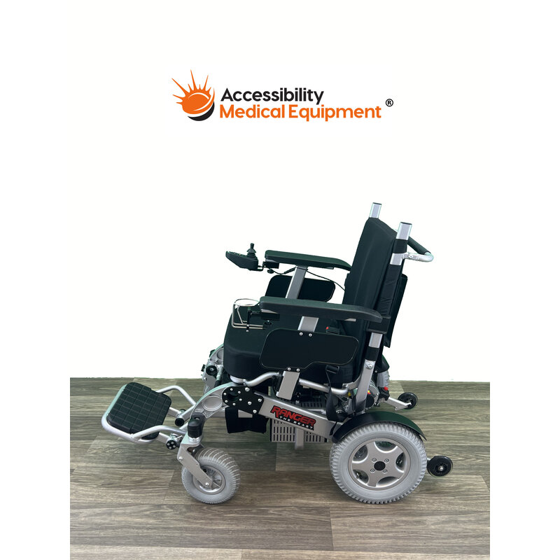 Refurbished Ranger “The Beast” Heavy-Duty Folding Power Wheelchair – All-Terrain, Long-Range, Portable Electric Chair