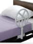 Halo Safey Ring Bed Rail, Assisted Living/Home Care Model, Complete Set (Double Sided with Two Rings) with Mattress Stay Bar and Hardware