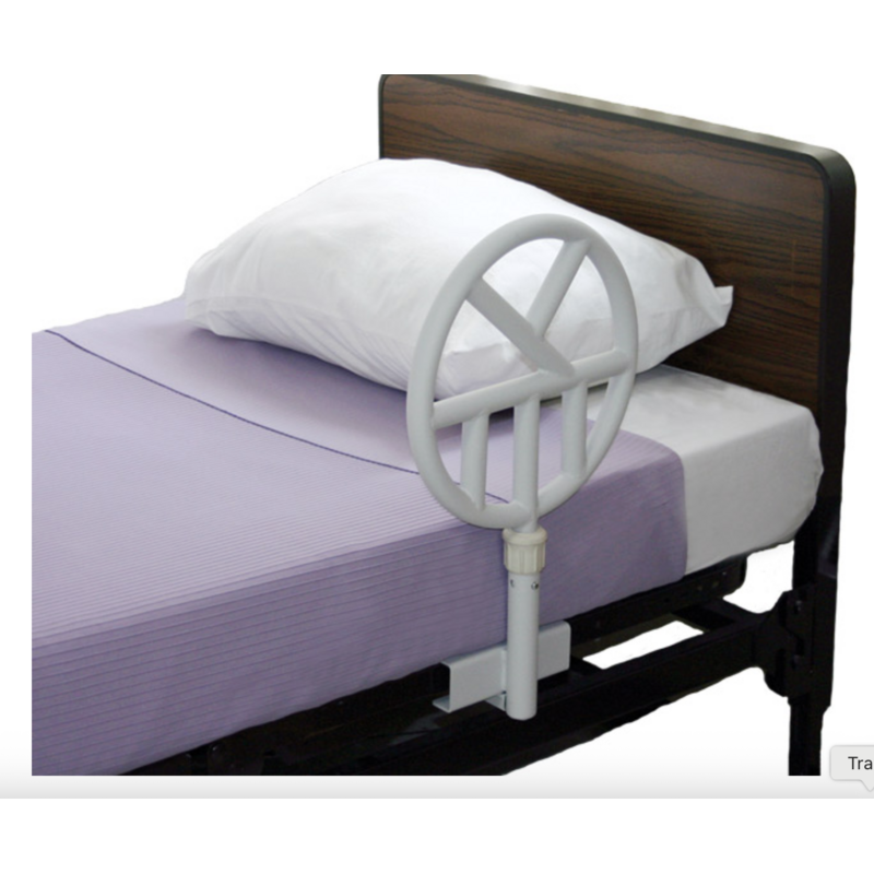 Halo Safey Ring Bed Rail, Assisted Living/Home Care Model, Complete Set (Double Sided with Two Rings) with Mattress Stay Bar and Hardware Halo Safey Ring Bed Rail, Assisted Living/Home Care Model, Complete Set (Double Sided with Two Rings) with Mattress Stay Bar and Hardware