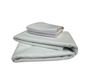 Standard Hospital Bed Fitted Sheets, Top Sheet & Pillow Case Set 36"x 80" Mattress Size