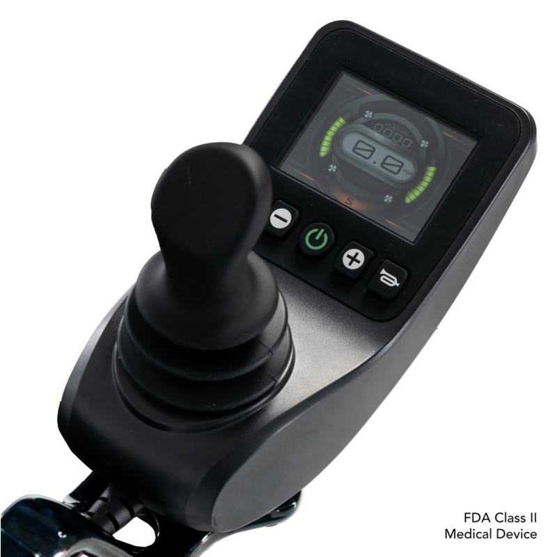 Pride Jazzy Carbon 27 Folding Lightweight Power Chair - 27.8 lbs - 300 lb Weight Capacity