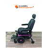 Refurbished Jazzy EVO 613 Power Wheelchair with New Batteries, Purple