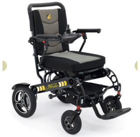 Golden Technologies Stride Folding Power Chair - 300 lb WeightCapacity - 52.6 lbs Total Weight
