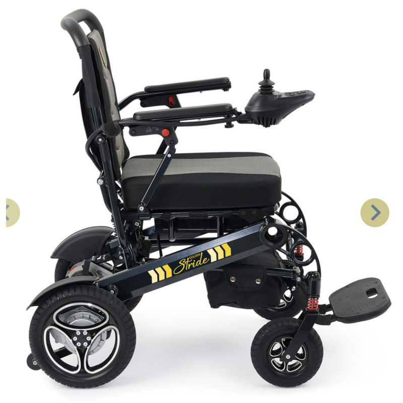 Golden Technologies Stride Folding Power Chair - 300 lb WeightCapacity - 52.6 lbs Total Weight