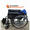 New Lightweight Manual Wheelchair - Swing Away Leg Rests -18" Seat - 28 lbs 240lb Weight Capacity - Returned  Unopened Box
