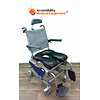RAZ Refurbished RAZ ART Tilt in Space Rolling Shower Chair with 18x20" Padded Commode Opening Seat