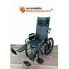 ProBasics Full Reclining Wheelchair, Removable Desk Arms & Elevating Legrests