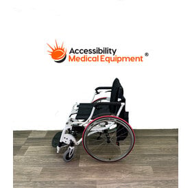 Refurbished Karmen X0-55 Manual Propel Standing Wheelchair, Pure White - 17" Seat Width