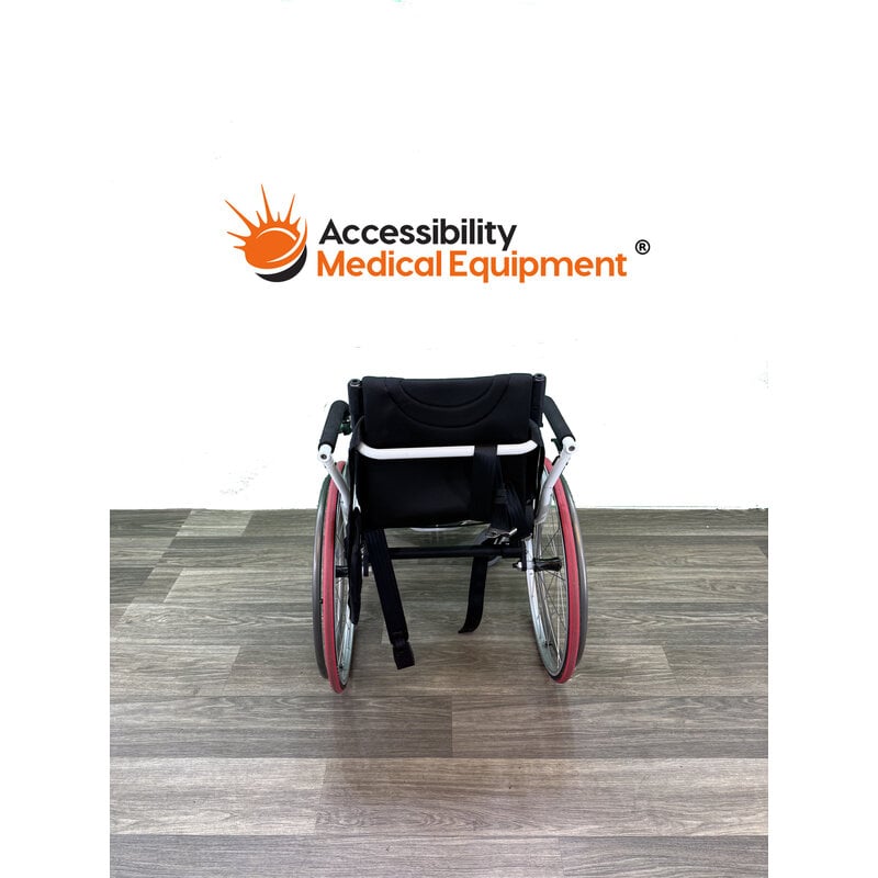 Refurbished Karmen Manual Propel Standing Wheelchair, Pure White - 17" Seat Width