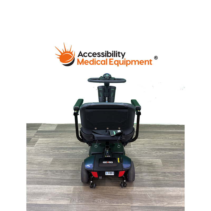 Refurbished Pride GoGo 3 Wheel Scooter - New 12 Ah Batteries Included