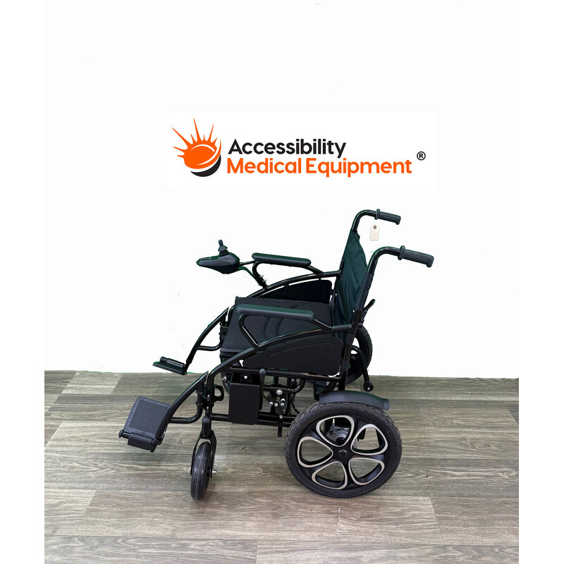 REF Folding Lightweight Power Wheelchair - Batteries Included