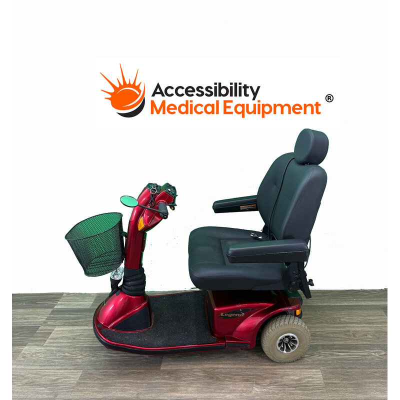 Refurbished Pride Legend Bariatric Heavy Duty 3 Wheel Scooter - Batteries Included