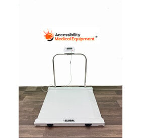 Refurbished Global Industries 1000 lb Weight Capacity Wheelchair Scale - Like New