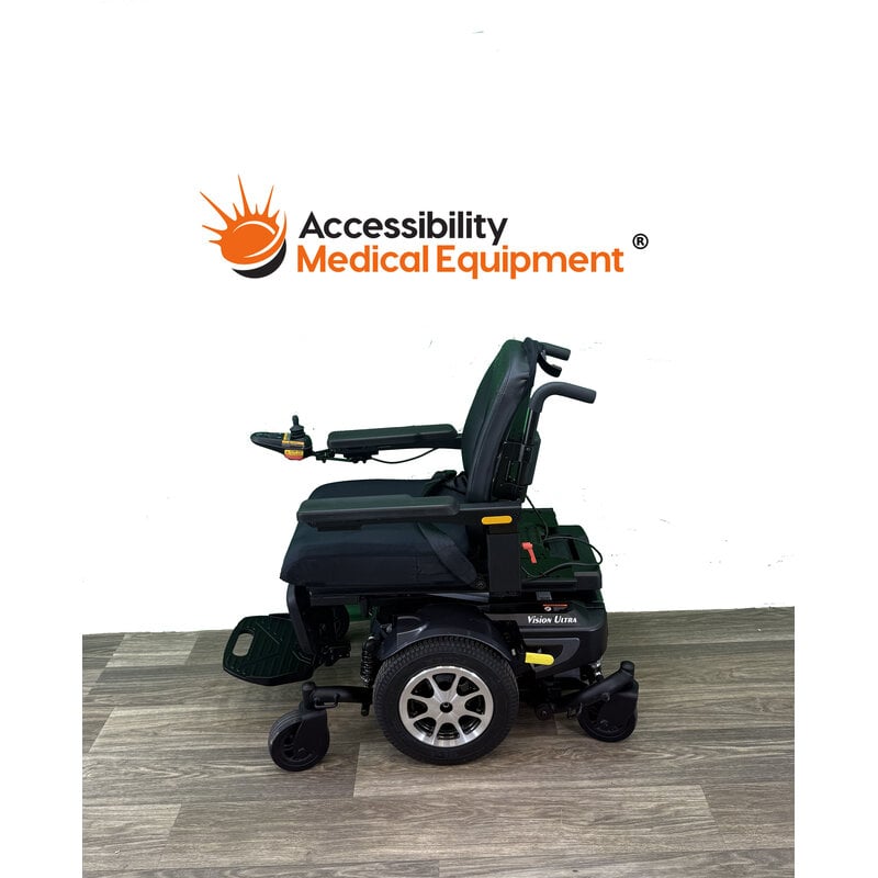 Refurbished MERITS Vision Ultra Power Wheelchair - Batteries Included - 17" Seat