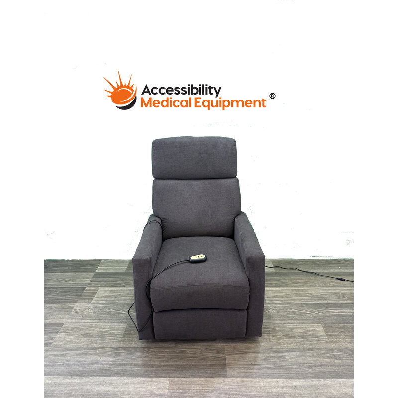 Modern Lift Chair, Sit to Stand Recliner, Brown - with Massage (350 lb Weight Capacity)