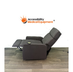 Modern Lift Chair, Sit to Stand Recliner, Brown - with Massage (350 lb Weight Capacity)
