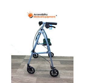 Refurbished Fold-N-Go 2-Wheel Walker Light Weight With Seat