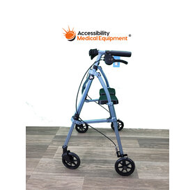 Refurbished Fold-N-Go Four Wheel Lightweight Folding Rollator with Seat
