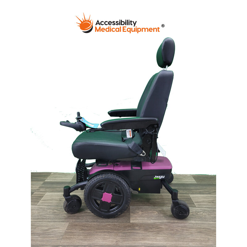 Refurbished Purple Pride Jazzy Evo - 19" Seat - New Batteries (35 AH U1)