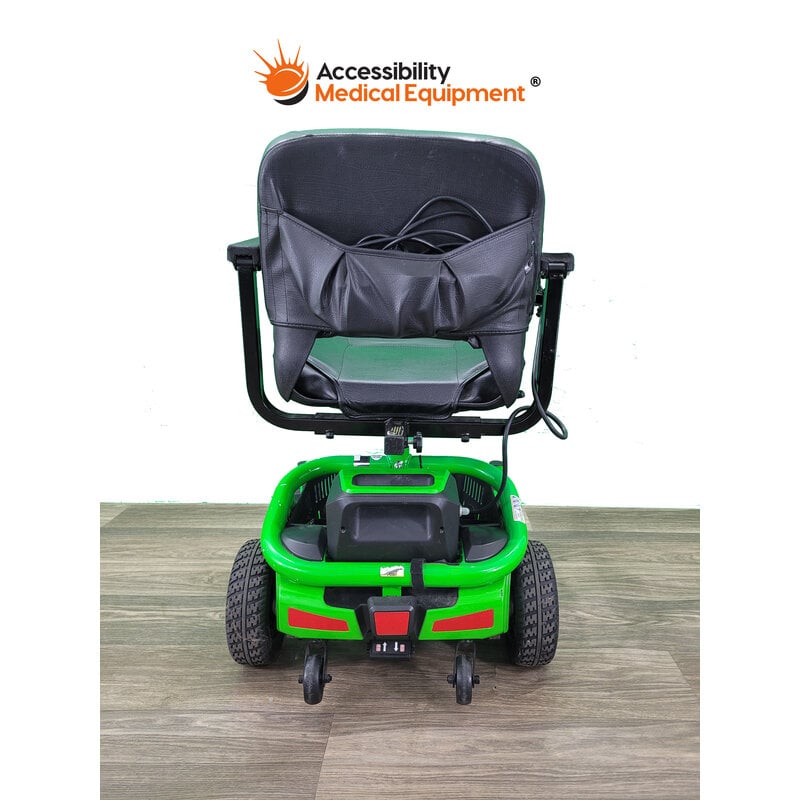 Refurbished Green Lite Ryder Portable Powerchair 18" - Batteries Included
