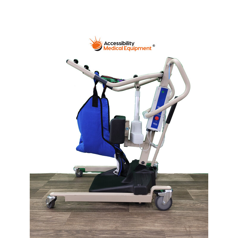 REF - Invacare Electric Sit to Stand Patient Lift with Battery Pack and Charger with Sling