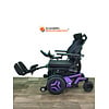 Refurbished Purple Permobil F3 Power Wheelchair 17" Seat Width - Batteries Included