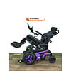 Refurbished Purple Permobil F3 Power Wheelchair 17" Seat Width - Batteries Included