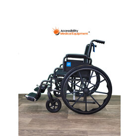 Medline Guardian K1 Wheelchair with Swing-Away Footrests