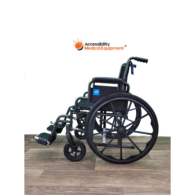 Medline K1 Wheelchair with Swing Away Footrests