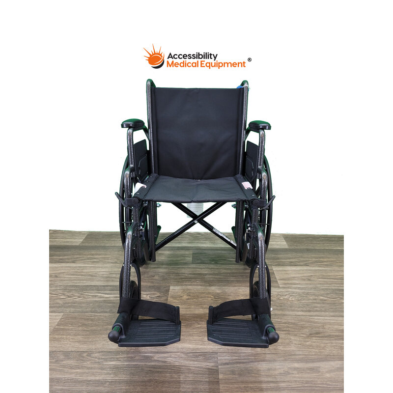 Medline K1 Wheelchair with Swing Away Footrests