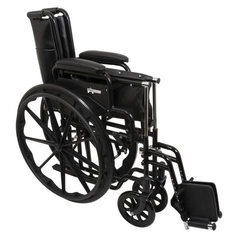 ProBasics K1 Manual Wheelchair With Swing Away Foot Rests