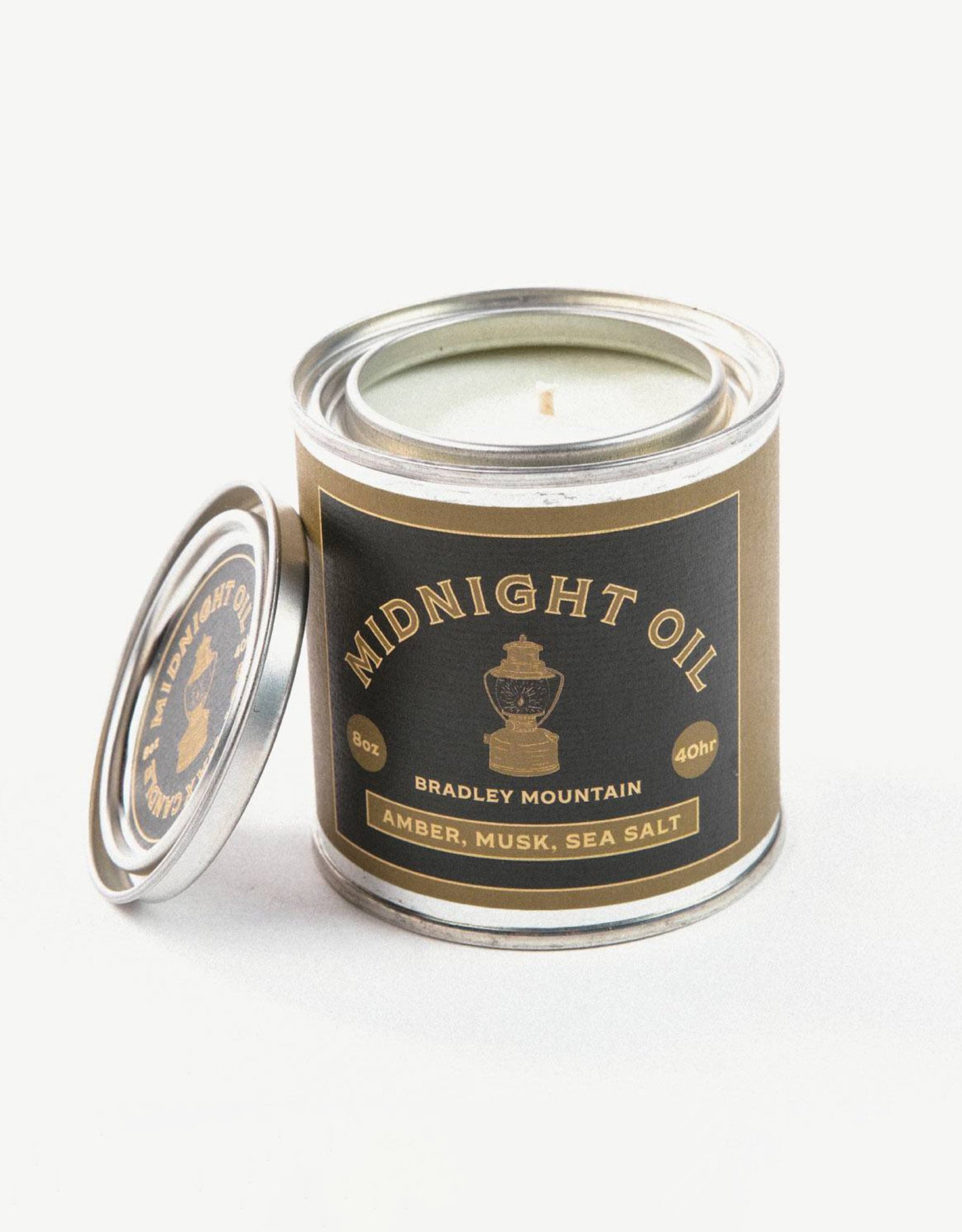 Bradley Mountain Midnight Oil Travel Candle