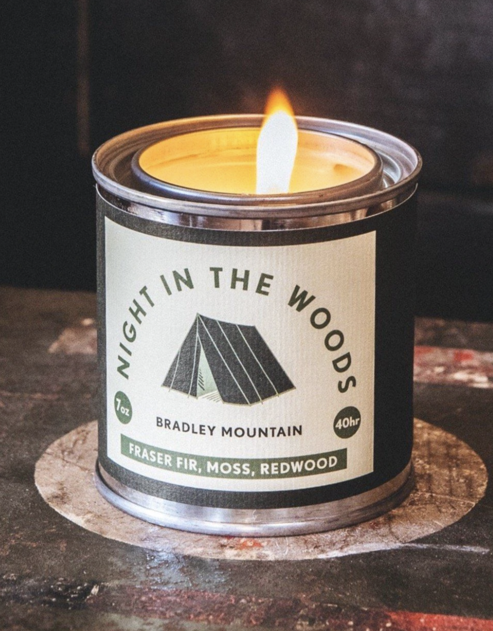 Bradley Mountain Night in the Woods Candle
