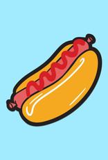 A Fink & Ink Hot Dog Sticker